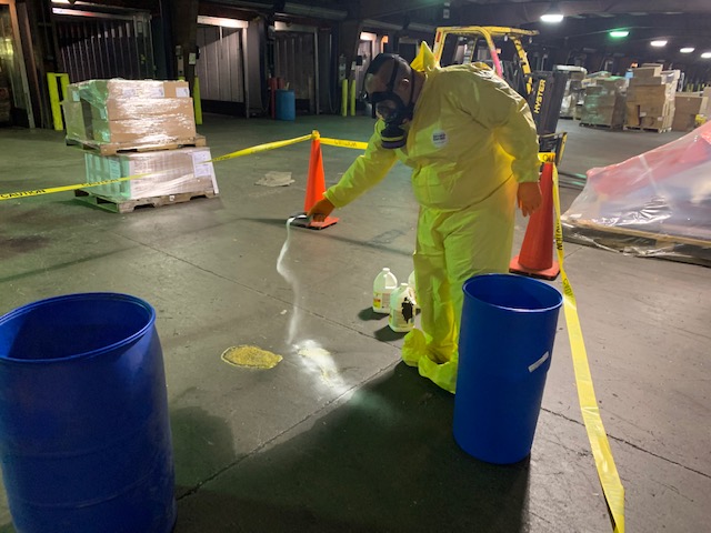 hazardous waste disposal, emergency response to hazardous spill