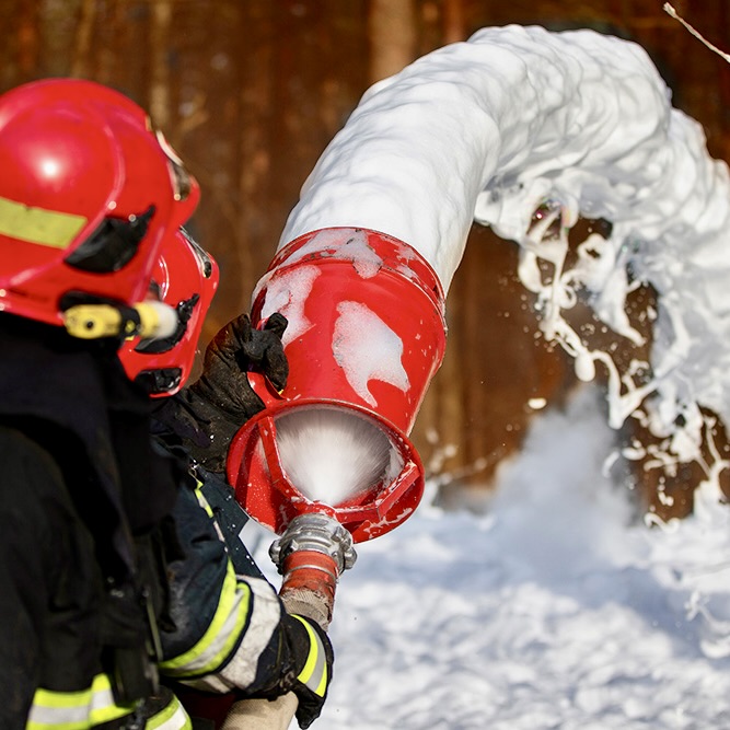 Firefighting foam disposal