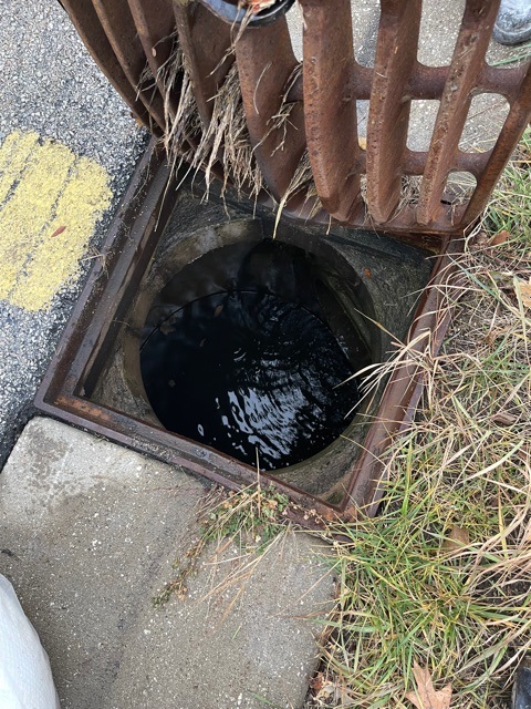 cleaning fuel spill from sewer
