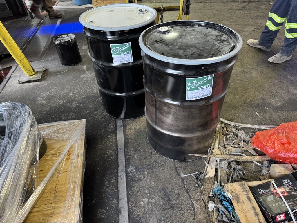 spill cleanup waste drums