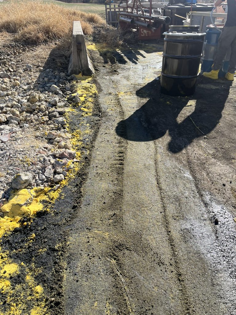 remediation of spill