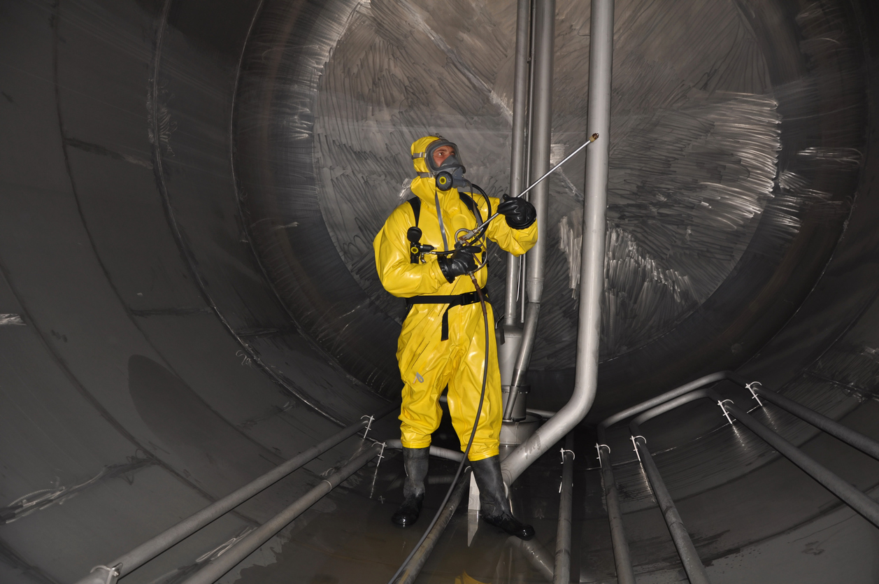 Industrial tank cleaning services